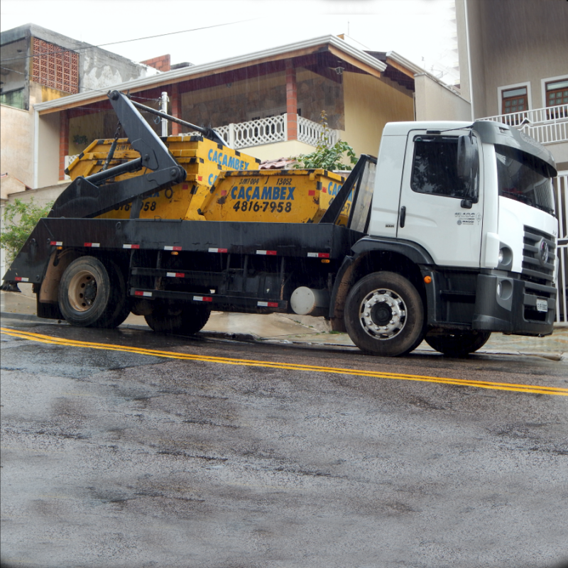 Aluguel de Caçamba de 3 Metros Santa Clara - Aluguel de Caçamba Estacionária