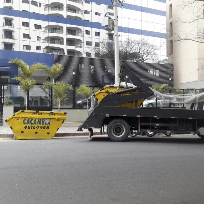 Aluguel de Caçamba para Construção Jardim Guarani - Aluguel de Caçamba para Obra