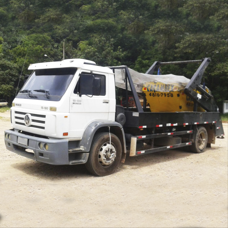 Aluguel de Caçamba para Obra Parque Fazenda - Aluguel de Caçamba para Construção